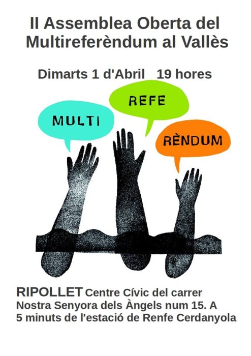 II Assemblea oberta del Multireferèndum al Vallès