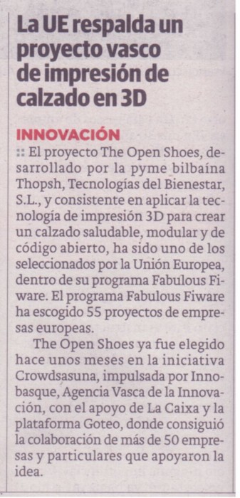 The Open Shoes, noticia constante