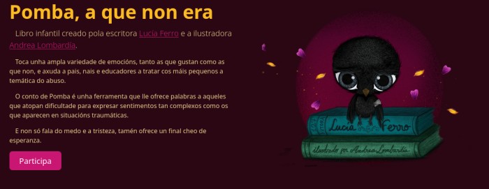 Pomba.gal, a nosa nova páxina web