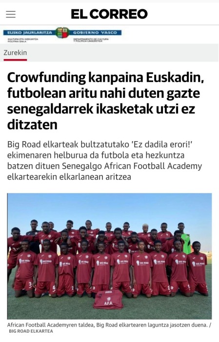 ¡SALIMOS EN EL CORREO!